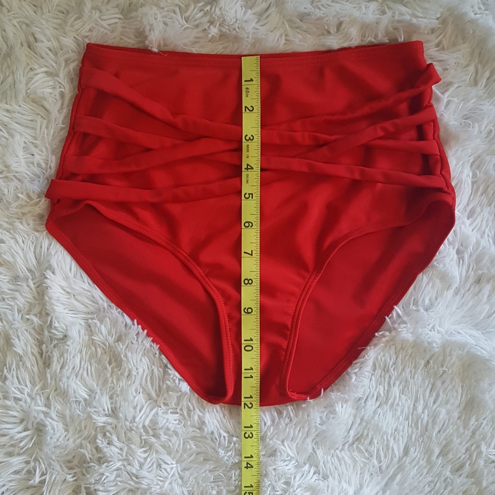 MEDIUM High-waist Polka dot Bikini - Picture 5 of 12